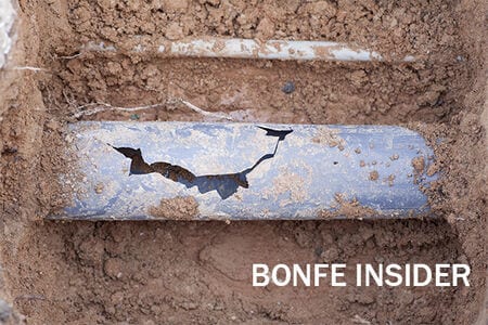 Bonfe Insider august broken sewer line