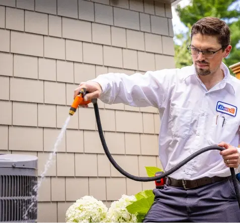 Bonfe tech performing a cooling system tune-up