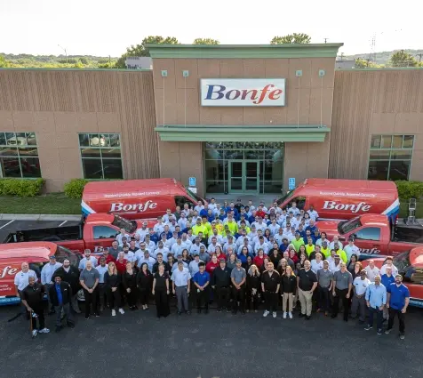 Bonfe team ready to help with your home heating, cooling, plumbing, drain & electrical issue